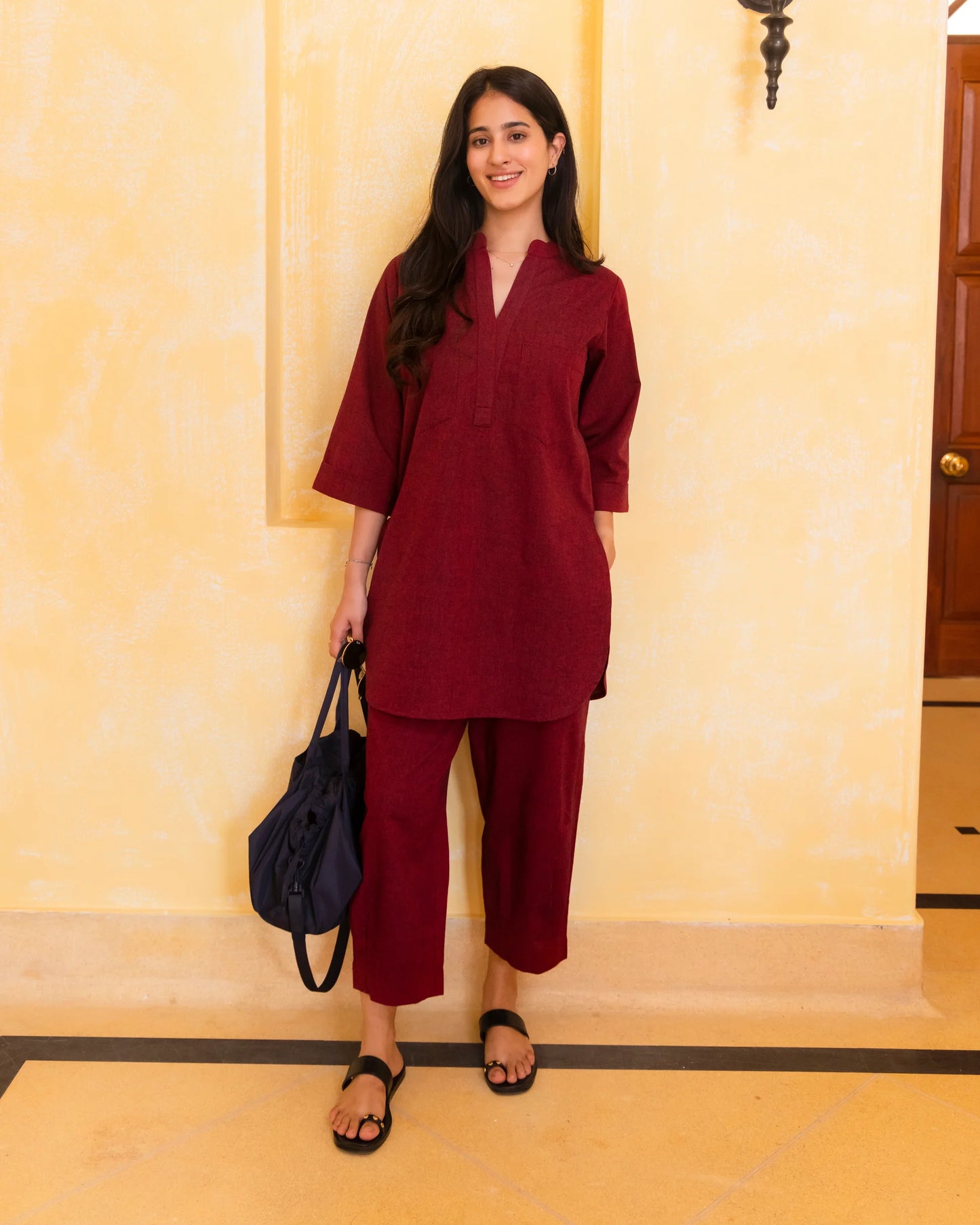 Neha Relaxed Cotton Fit Co-ord Set