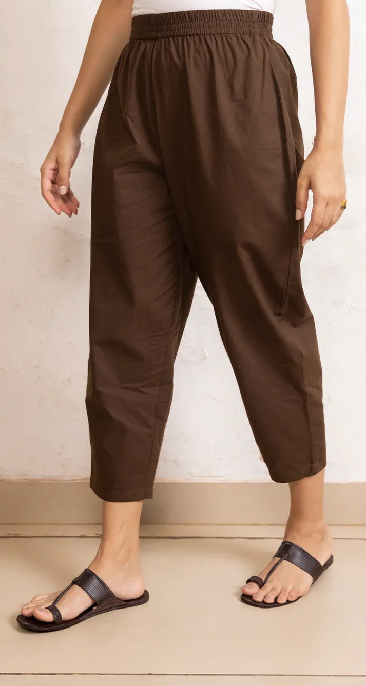 Chocolate Brown Pure Cotton Co-Ord Set