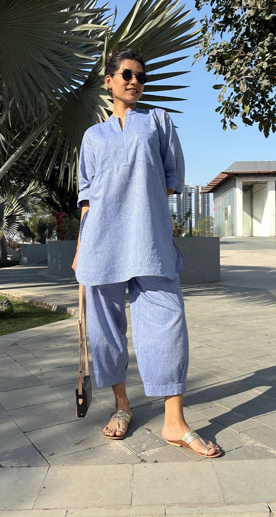 Neha Relaxed Cotton Fit Co-ord Set