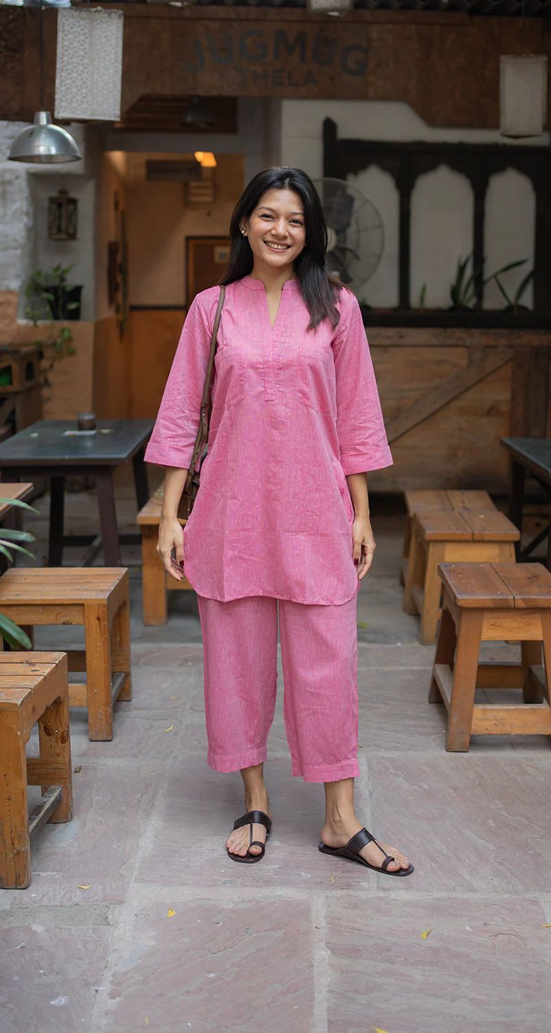 Neha Relaxed Cotton Fit Co-ord Set