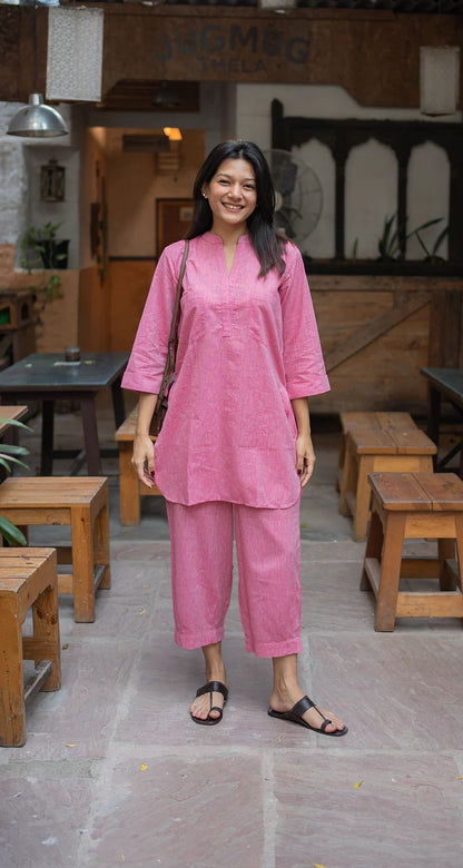 Neha Relaxed Cotton Fit Co-ord Set