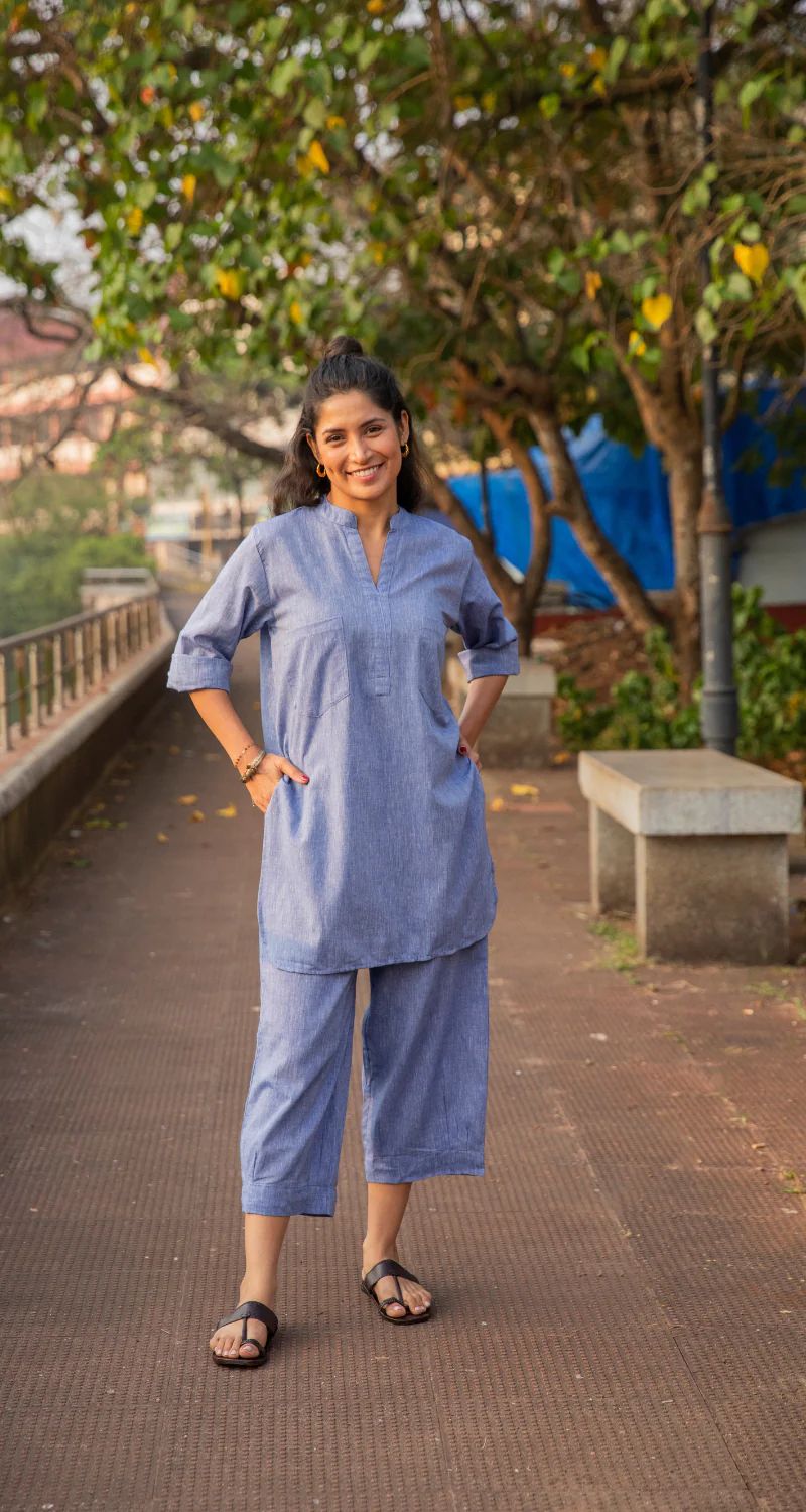 Neha Relaxed Cotton Fit Co-ord Set