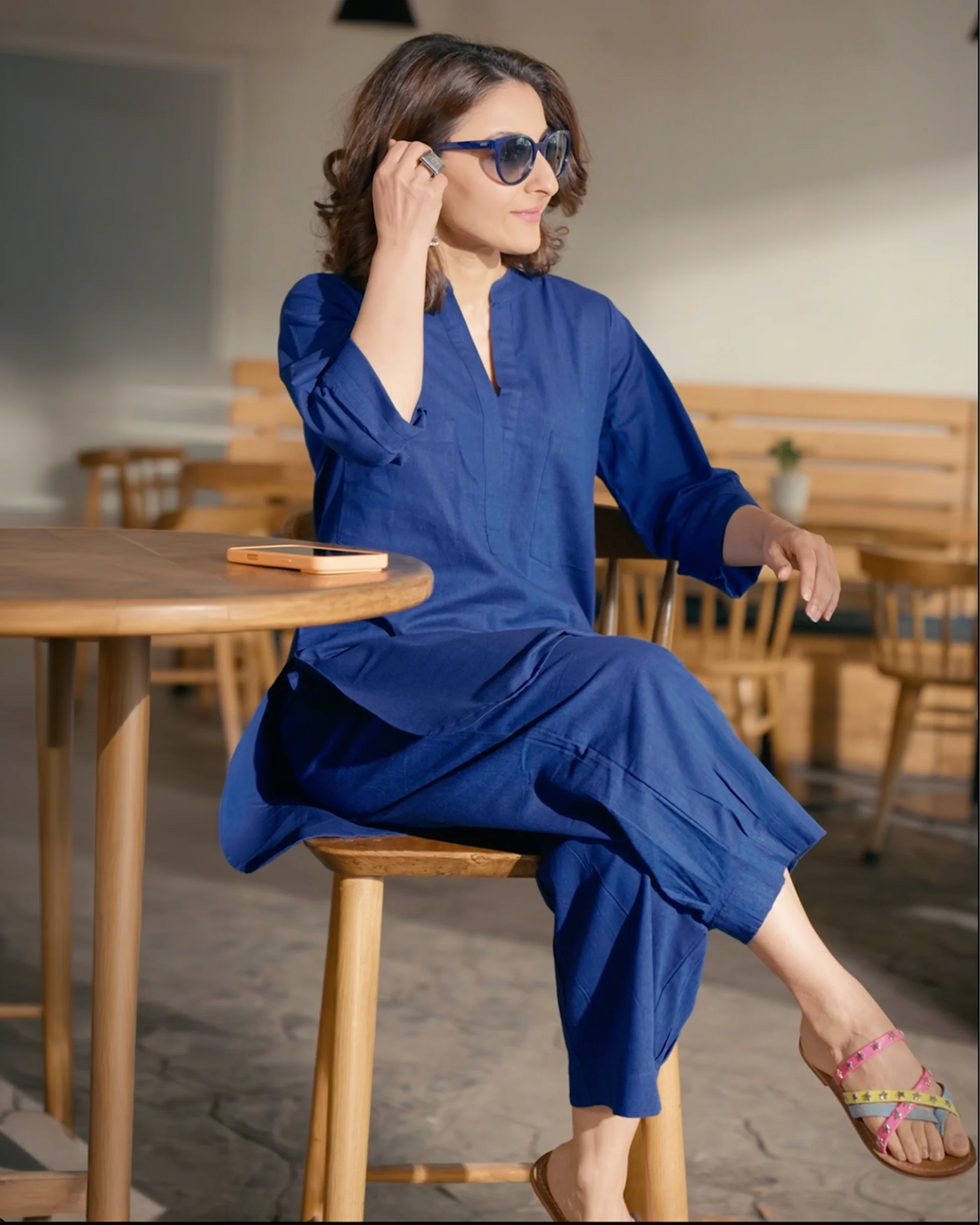 Neha Relaxed Cotton Fit Co-ord Set
