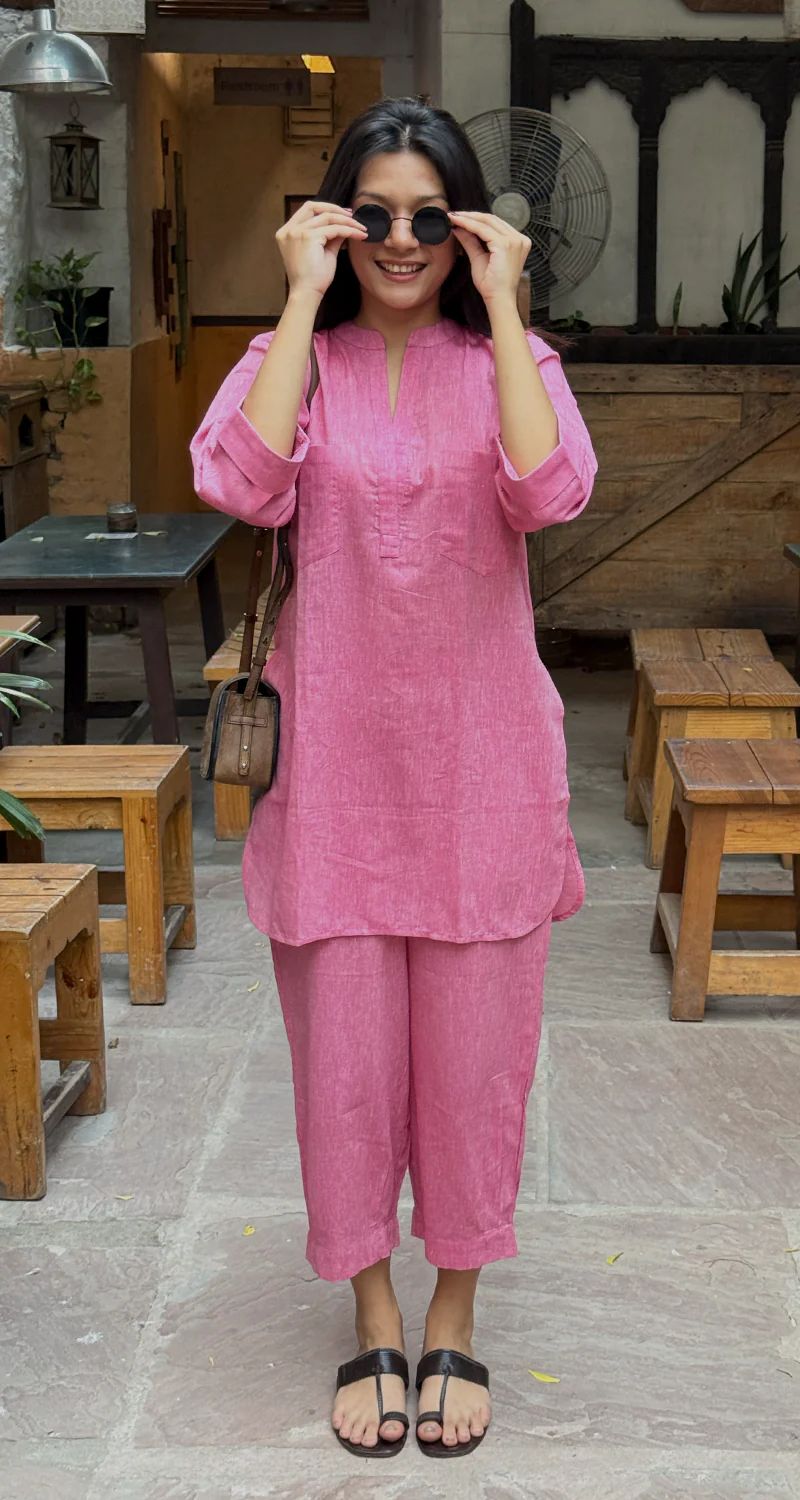Neha Relaxed Cotton Fit Co-ord Set