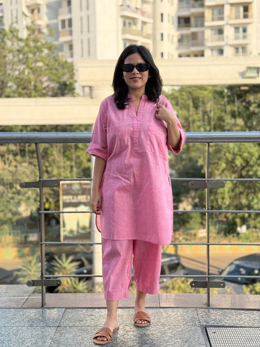 Neha Relaxed Cotton Fit Co-ord Set