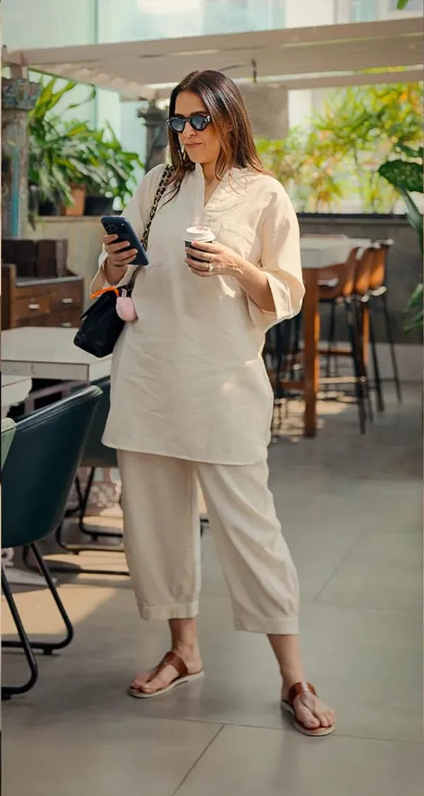 Neha Relaxed Cotton Fit Co-ord Set