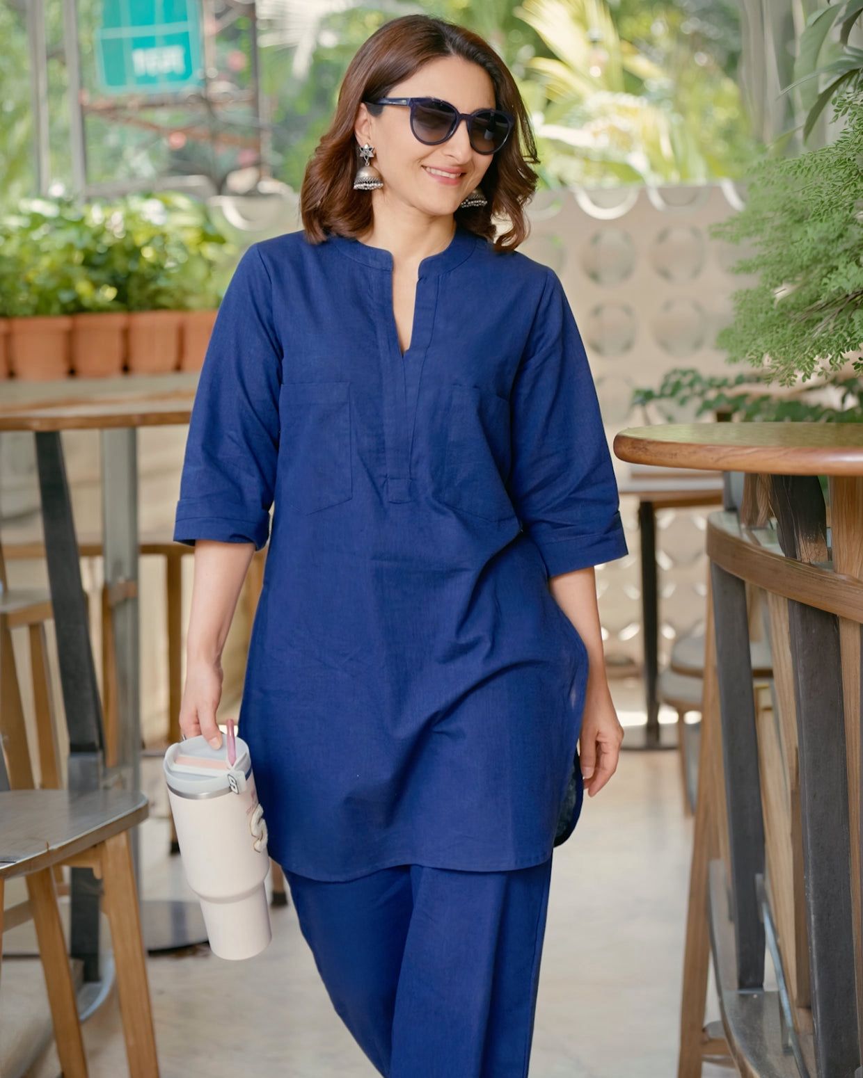 Neha Relaxed Cotton Fit Co-ord Set