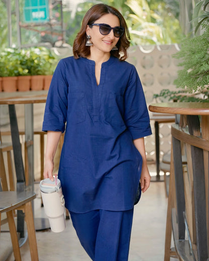 Neha Relaxed Cotton Fit Co-ord Set