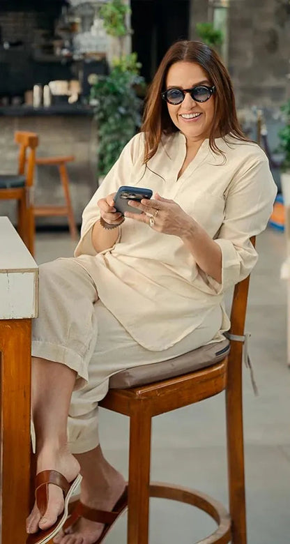 Neha Relaxed Cotton Fit Co-ord Set